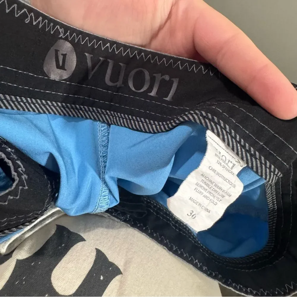 Vuori Blue Swim Trunks
